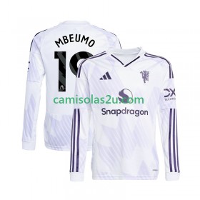 Camisolas de futebol Manchester United Bryan Mbeumo 19 Equipamento Alternativa 2025/26 Manga Comprida